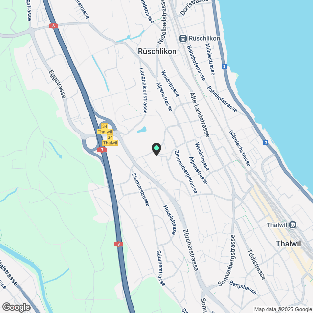 4.5-Zimmerwohnung mit Sitzplatz im Grünen - Karte