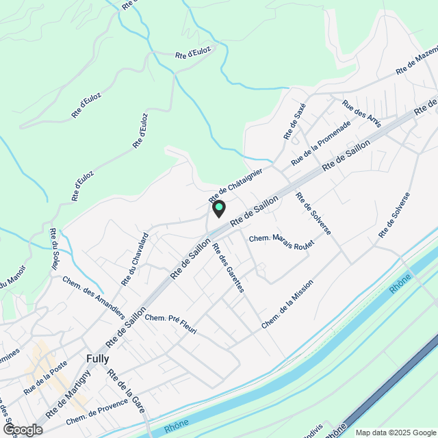 Superbe 7.5 pièces en attique à Châtaigner - Karte