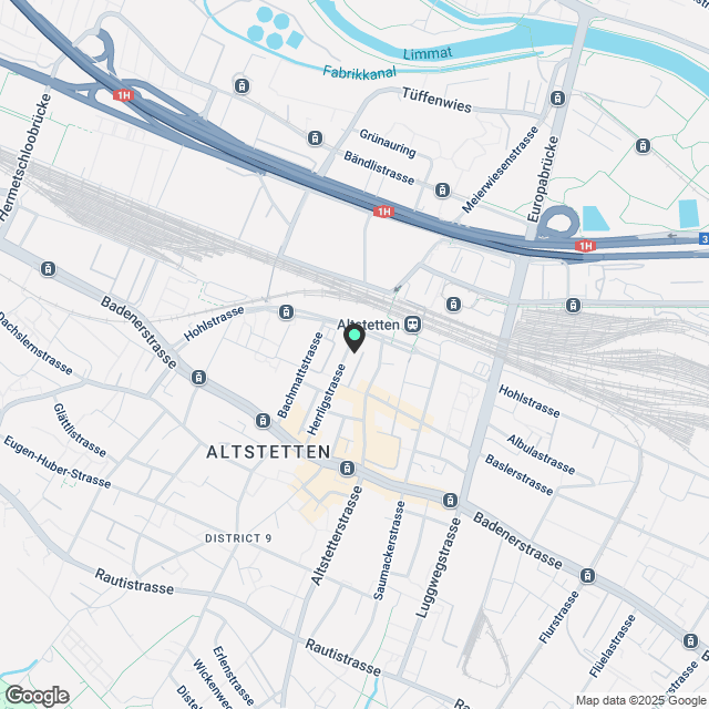 Projektankündigung: Erstvermietung Loomi, 8048 Zürich - Karte