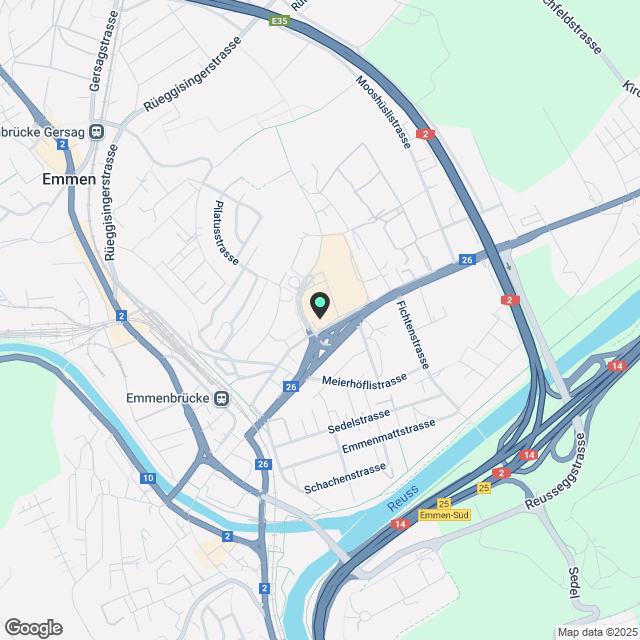 Wohnung im Herzen von Emmen - Karte
