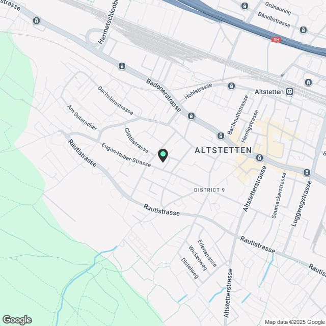 11 moderne Wohnungen an attraktiver Lage in Zürich - Karte