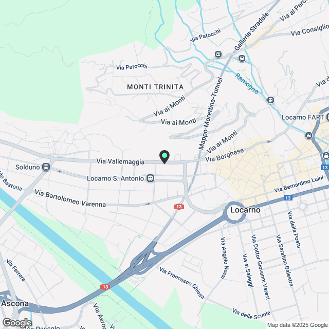 Appartamento 1.5 locali Solduno - Karte