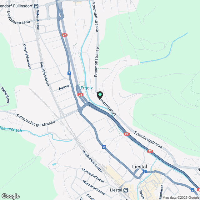 Wohnung in Liestal - Karte