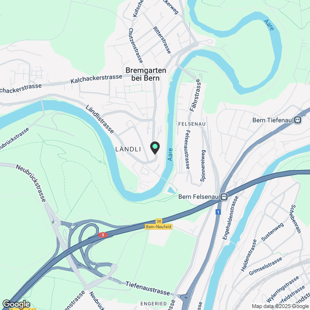 3.5 Zimmer Wohnung in Bremgarten bei Bern ab August - Karte