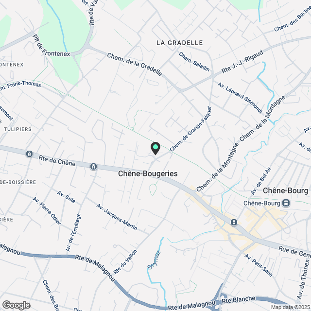 Charmant appartement neuf de 2,5 pièces avec terrasse à Chêne-Bougeries - Karte