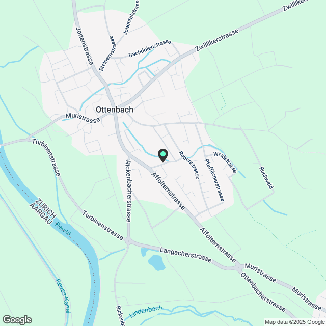 4.5-Zimmer-Dachwohnung in Ottenbach - Karte