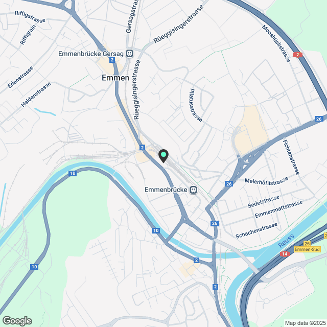 3.5-Zimmer-Attikawohnung in Emmenbrücke - Karte