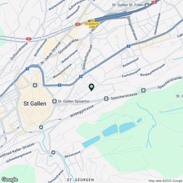 Neue 2.5 Zimmerwohnung im 1. OG mit direktem Ausgang zum Garten - Karte