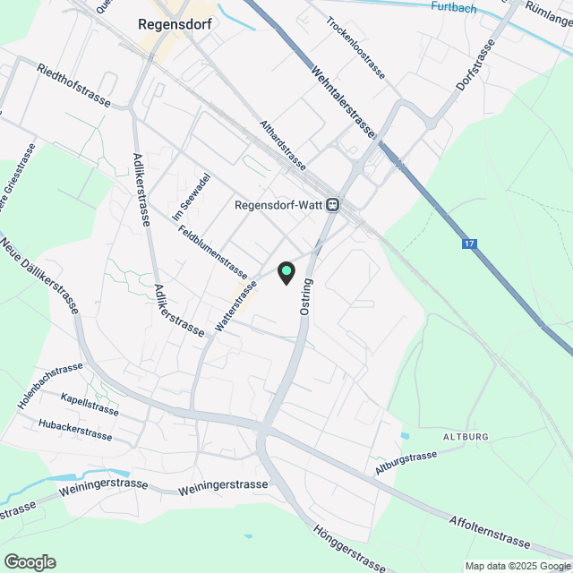 Moderner Neubau an zentraler Lage in Regensdorf - Karte