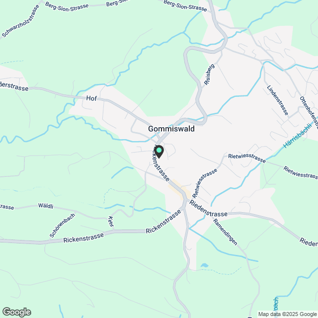 4 ½ Zimmer-Attikawohnung in Gommiswald mieten - Karte
