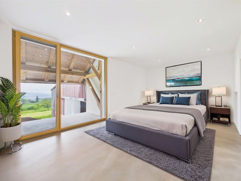 Loft de 2.5 pièces à Châtonnaye dans une ferme toute rénovée ! - Image 7