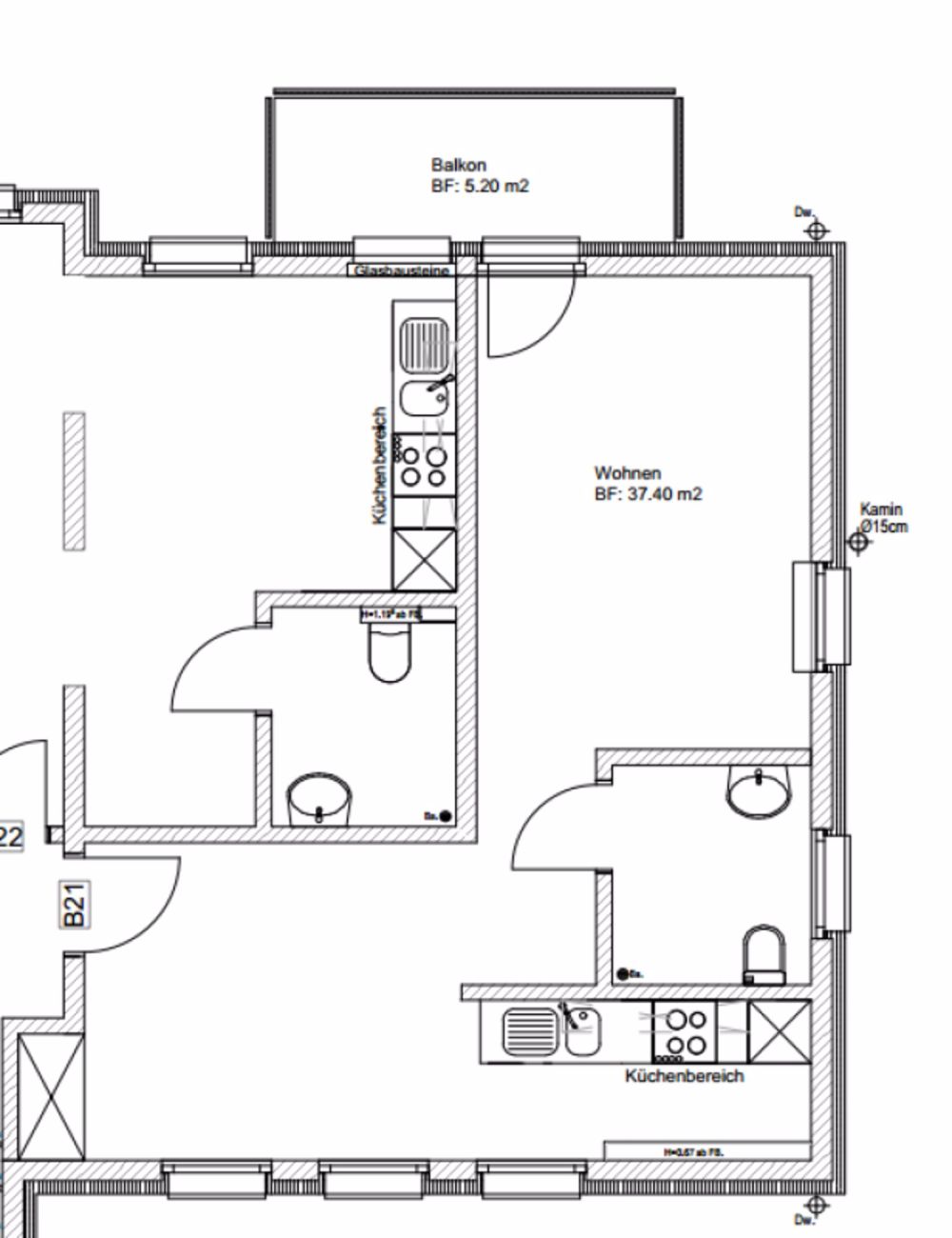 Grenznahe 1½-Zimmer Wohnung mit schönem West-/Süd-Balkon - Bild 5