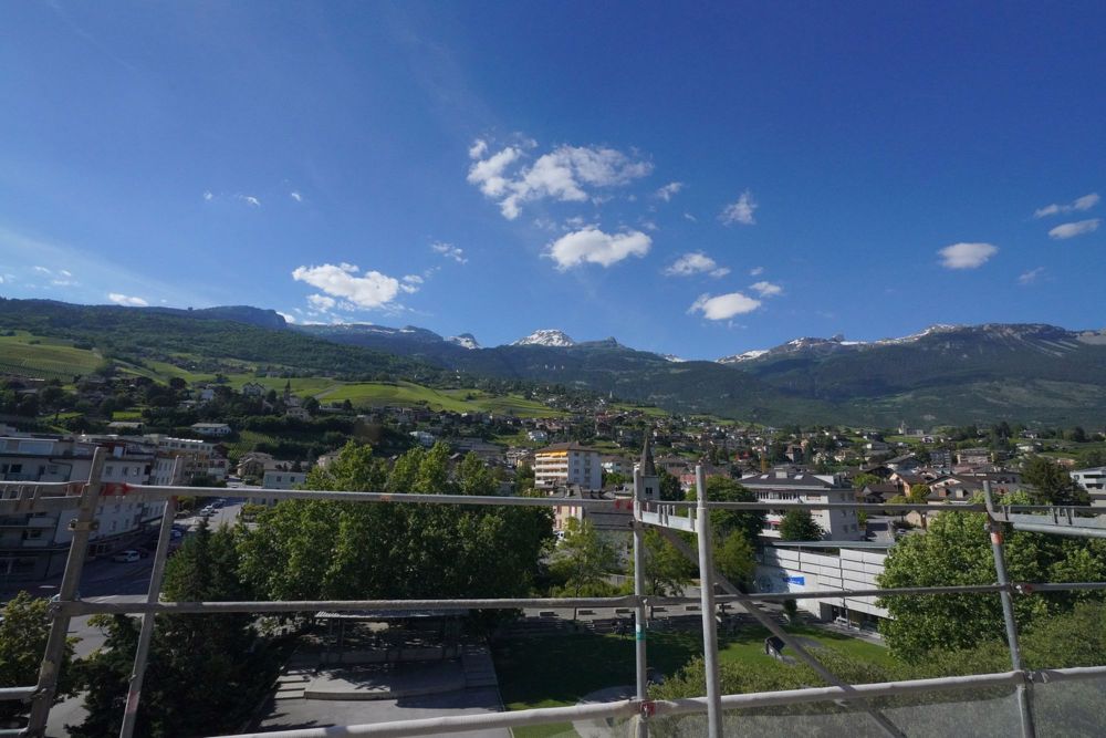 ATTIQUE D'EXCEPTION DE 4.5 PCES CENTRE-VILLE DE SIERRE - Vue Nord