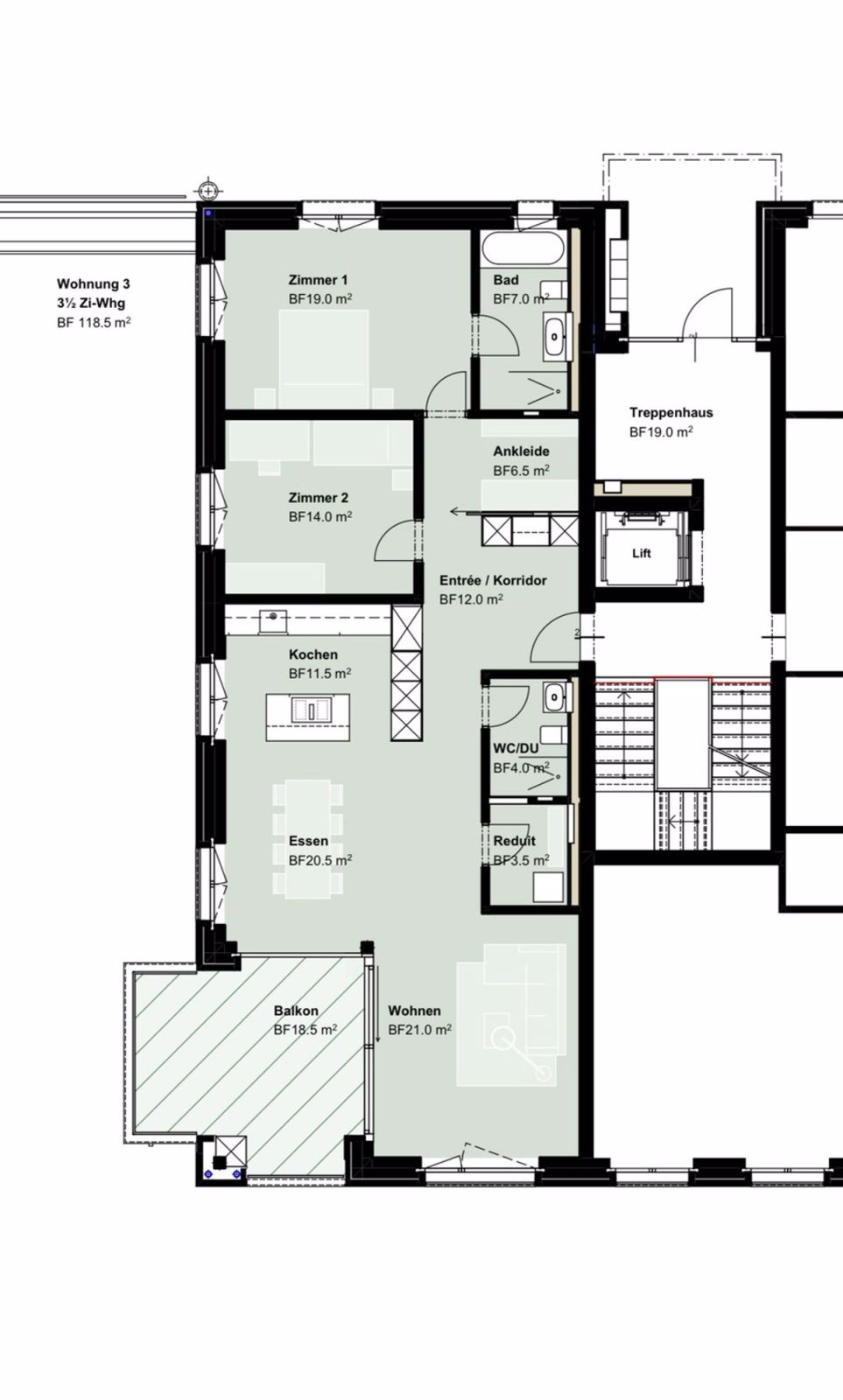 3 ½ Zimmer-Wohnung in Luzern mieten - Bild 11