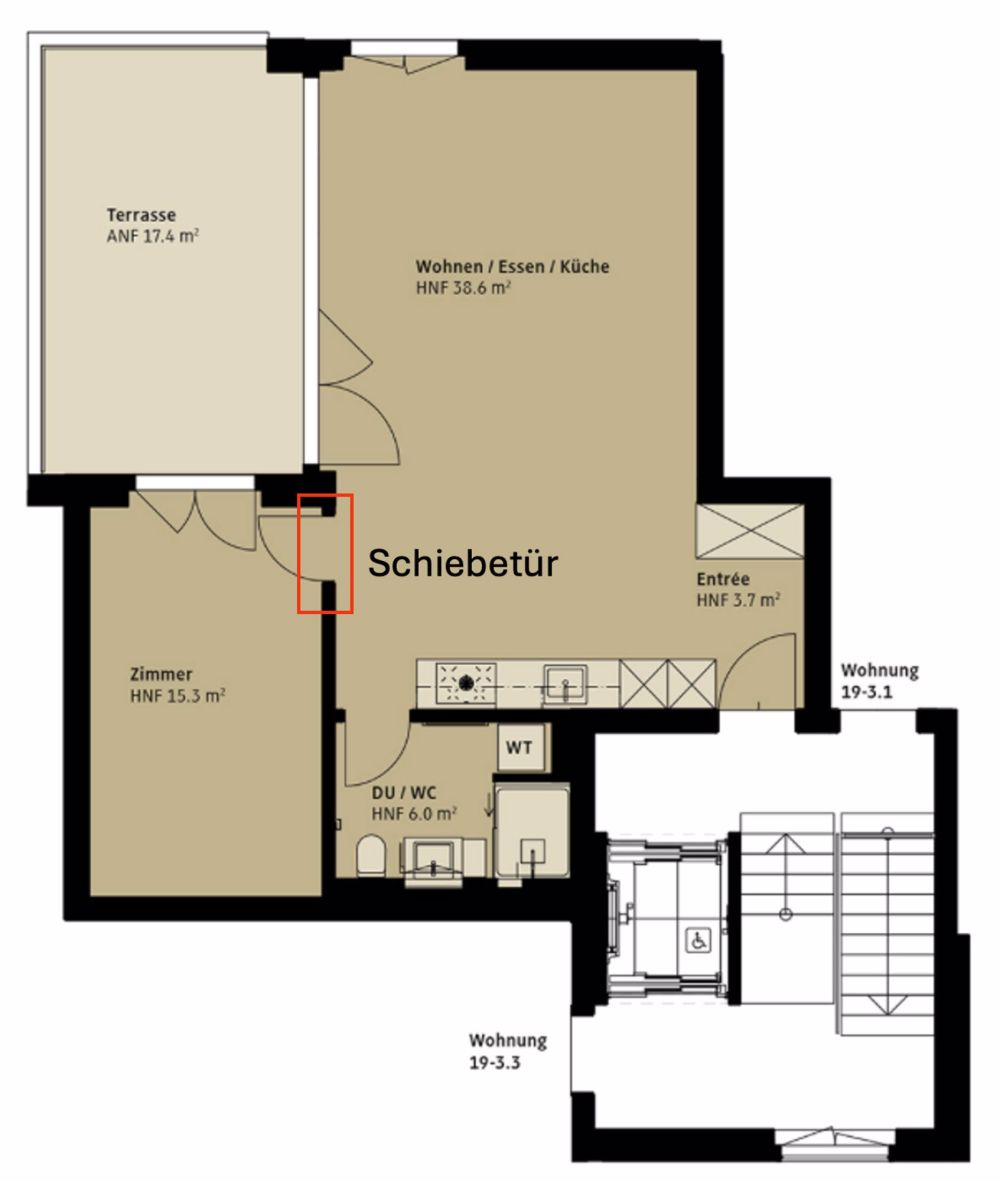 Erstbezug - 2.5-Zimmerwohnung im Herzen von Glarus - Neubau - Bild 3