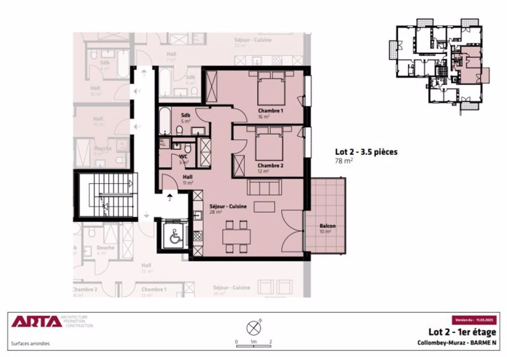 07609 - Appartement 3.5 pièces - Ch. de la Barme 7 - Collombey - Bild 1