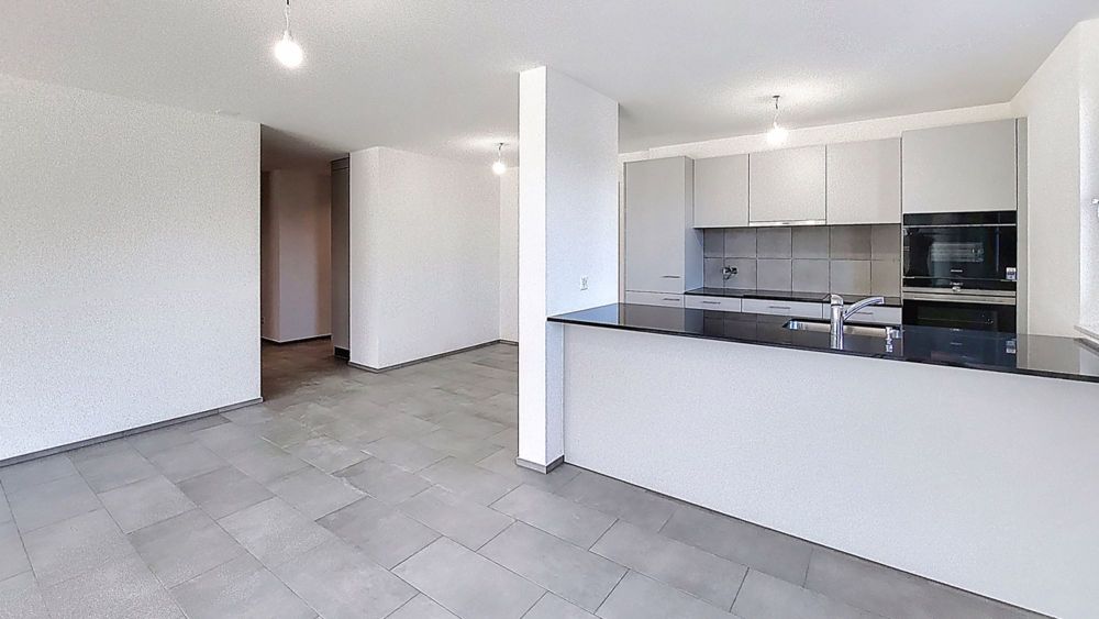 Appartement 4.5 pces neuf au rez-de-ch. avec terrasse à St-Aubin / FR - Bild 1