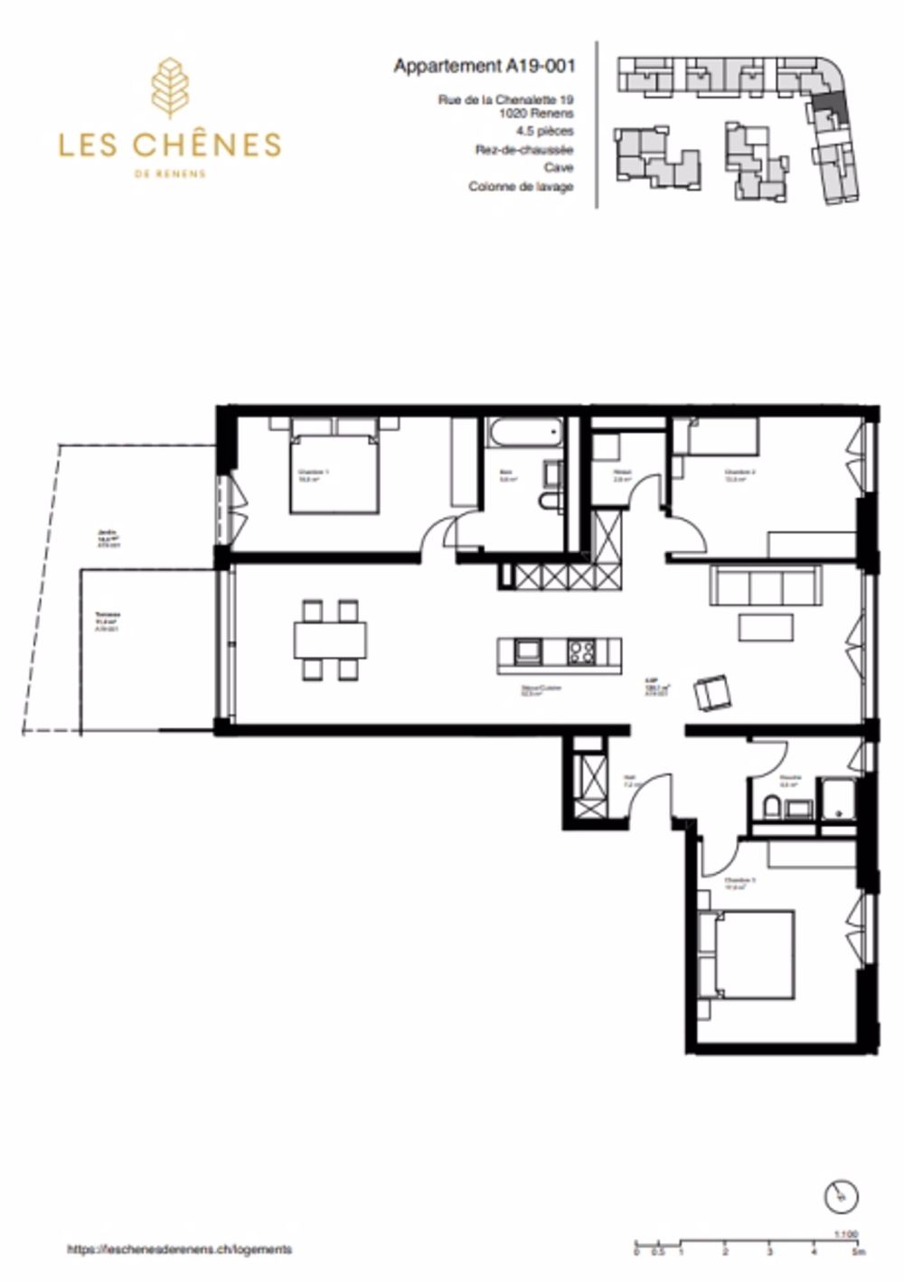 Neubau 4.5 Zimmerwohnung mit Garten - A19-001 - Bild 10