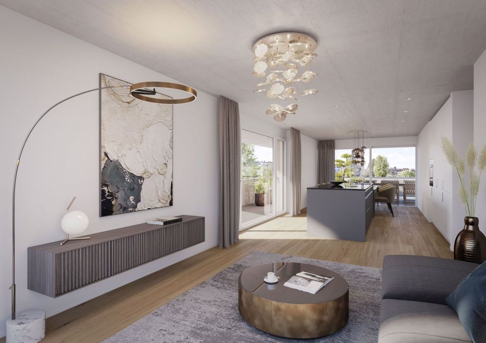 3.5-Zimmer-Attikawohnung mit Aus-/Weitsicht im "Thannacker" - Bild 2