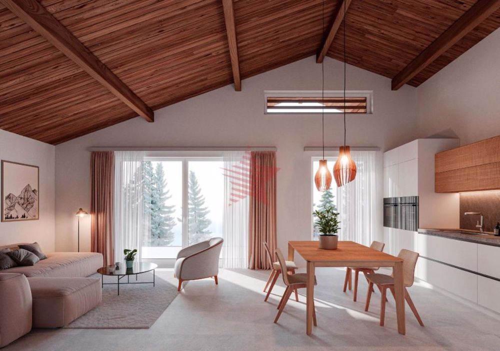 2,5 Zimmerwohnung mit Terrasse - 3D - Combles 3.5 pièces