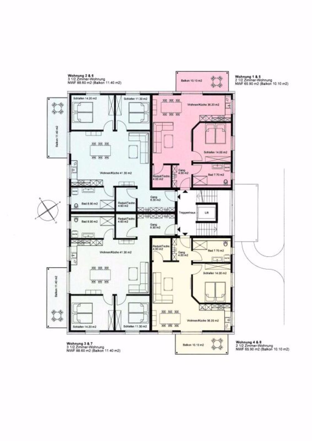 Zweitvermietung: moderne & grosszügige 2.5 Zi-Wohnung mit Balkon - Bild 9