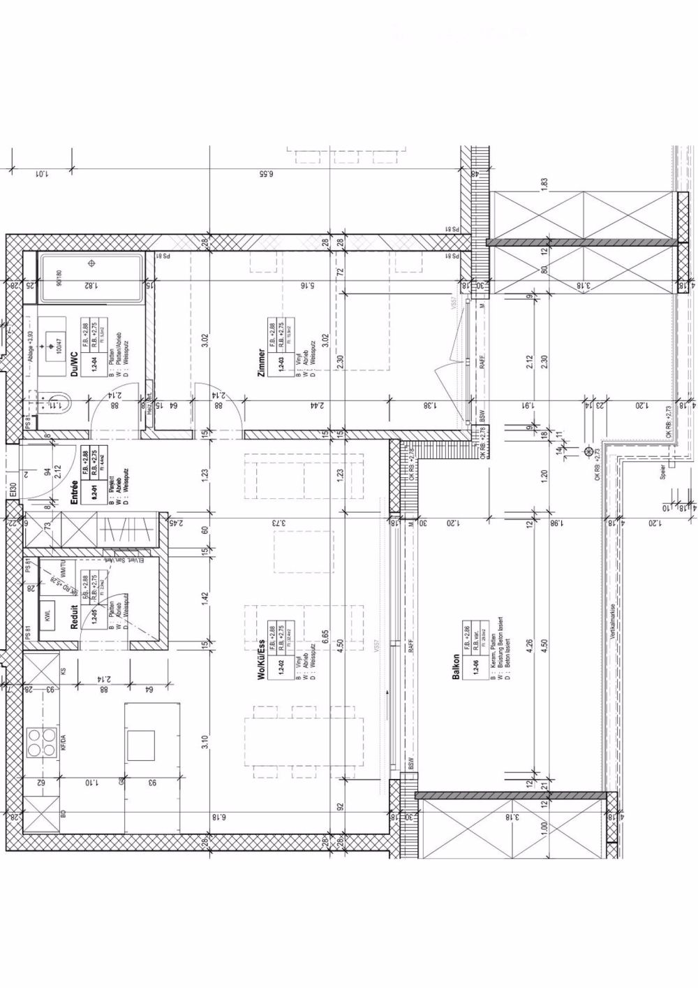 Modernes Zuhause mit Top Grundriss und 29m2 Balkon in Sins - Bild 8