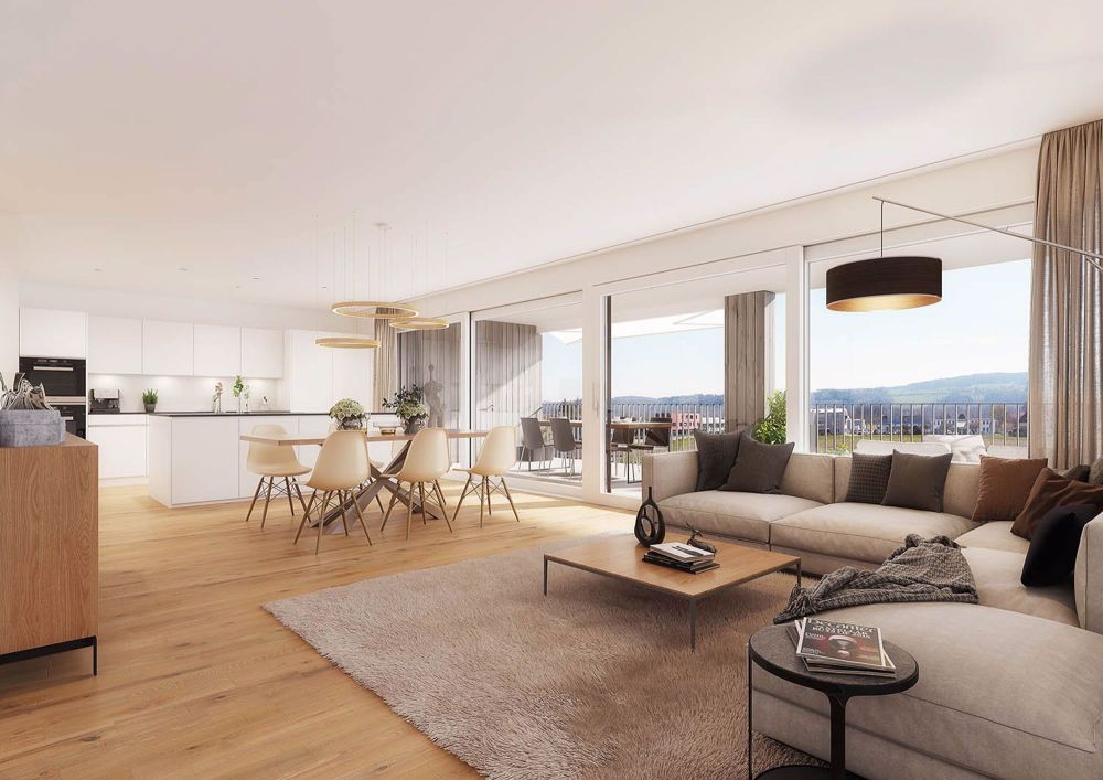 3.5 Zimmer Attikawohnung in Müllheim Dorf "Höfli - Bild 1
