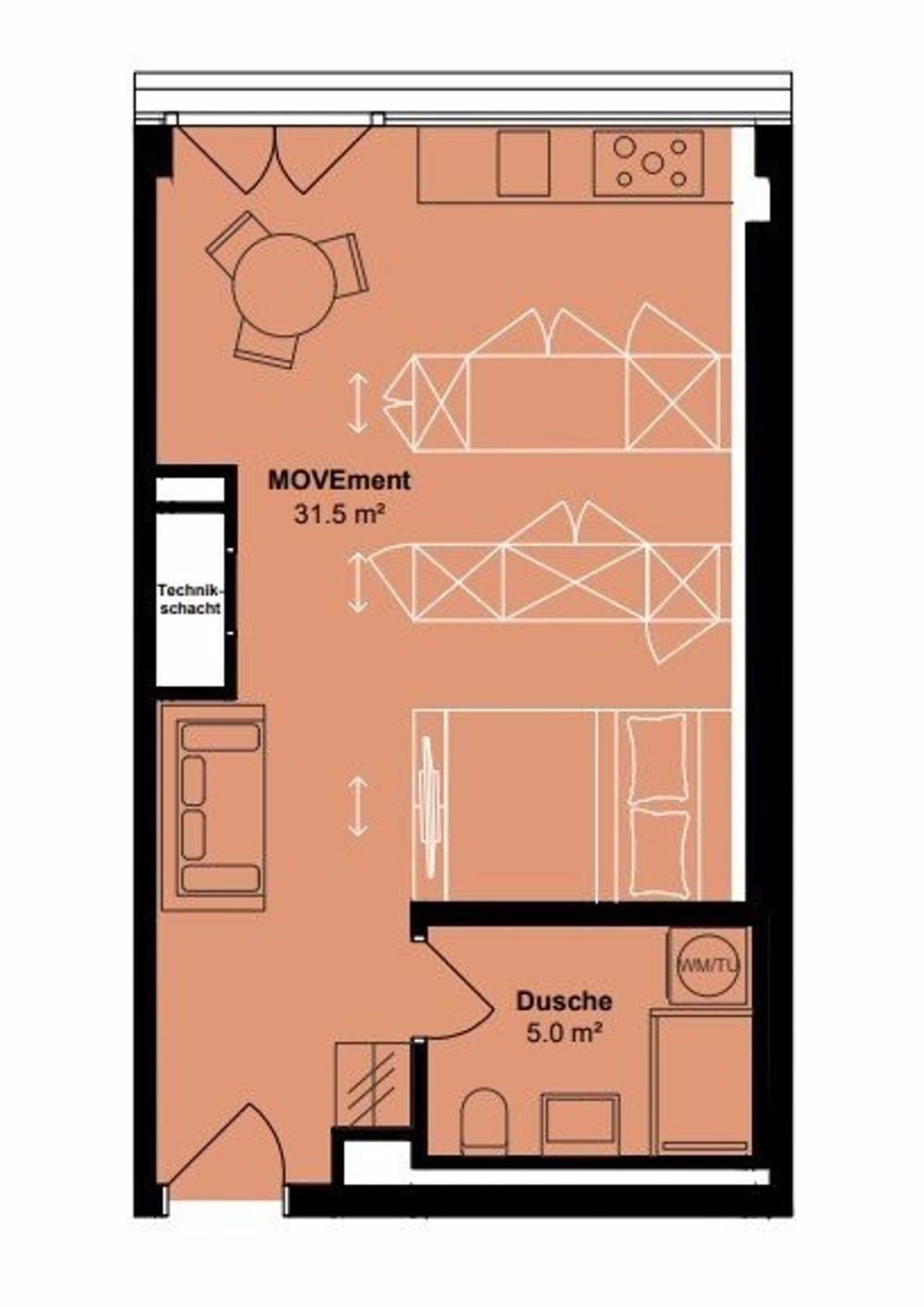 1 ½ Zimmer-Wohnung in Neuhausen am Rheinfall mieten - Bild 8