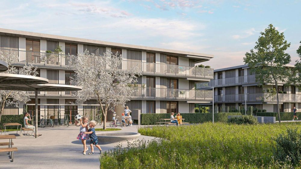 Ihre letzte Chance auf eine 2.5-Zimmerwohnung - ERSTVERMIETUNG BAHNWEID in Deitingen HOCHWERTIGES WOHNEN IN MODERNER ARCHITEKTUR - Bild 1