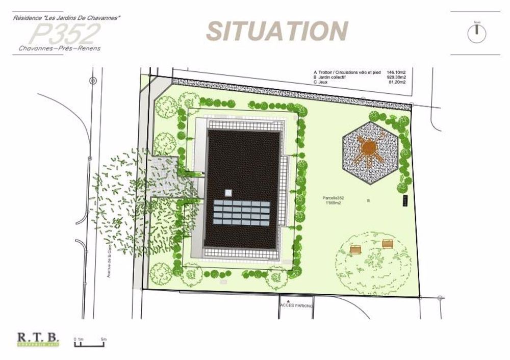 Appartement 2,5 pces au rez avec jardin à Chavannes, lot 2 - Bild 13