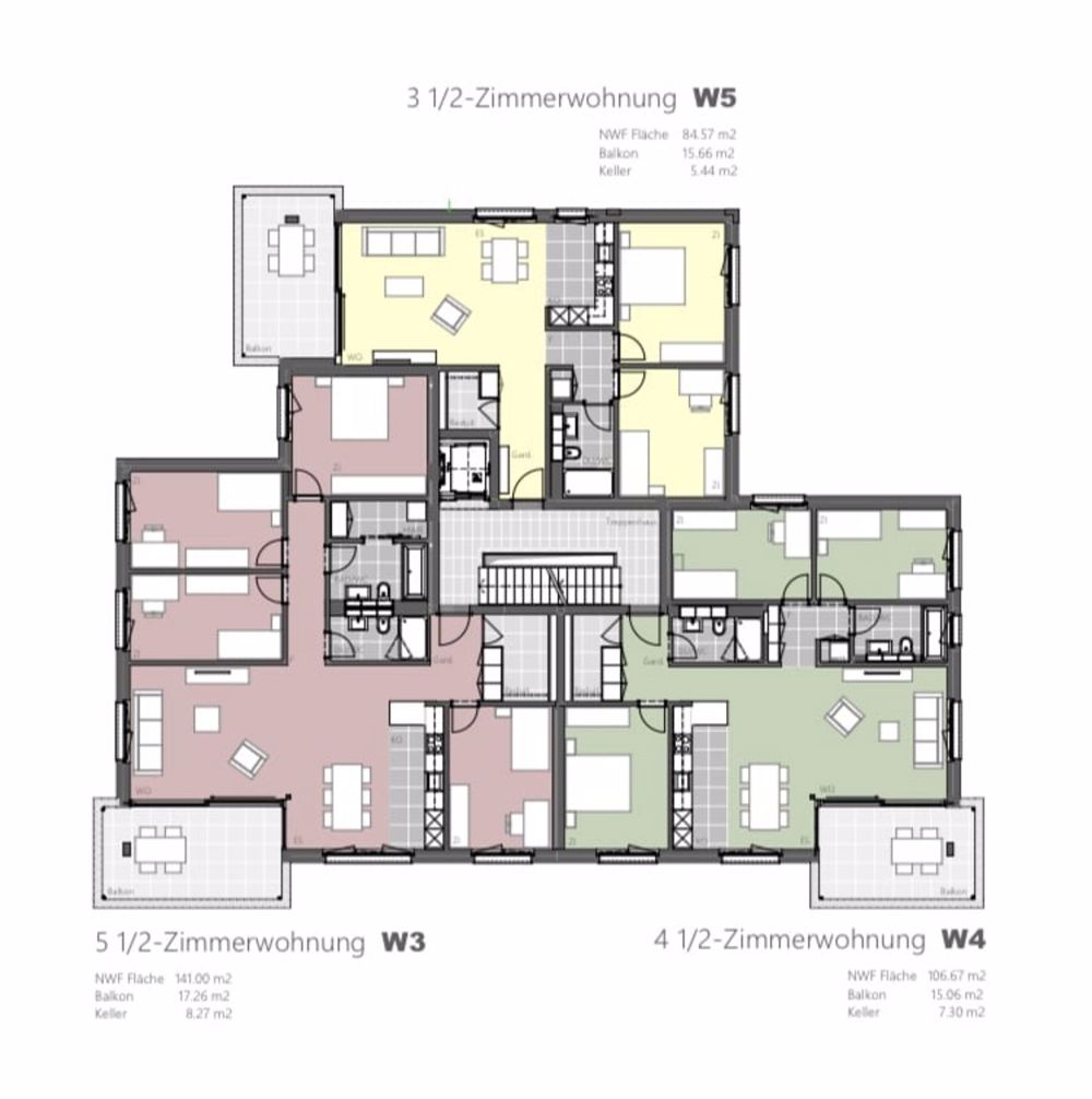 Neubau - mit grossem Balkon - Bild 2