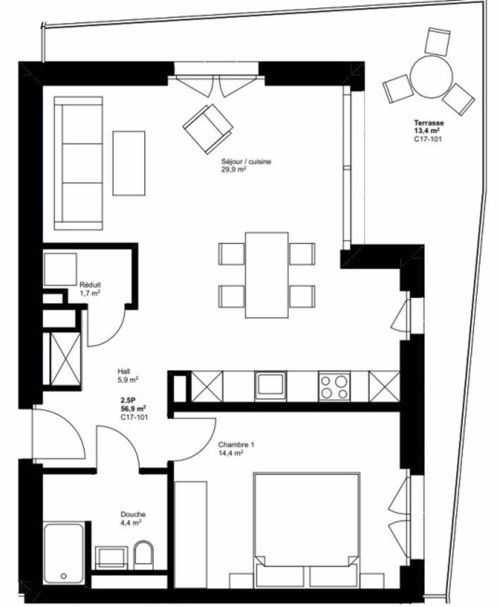 Neue 2.5 Zimmerwohnung mit Balkon - C17-101 - Bild 8