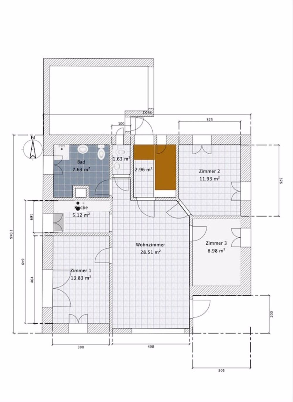 Erstbezug! Vollrenovierte EG-Wohnung mit Parkplatz - Bild 13