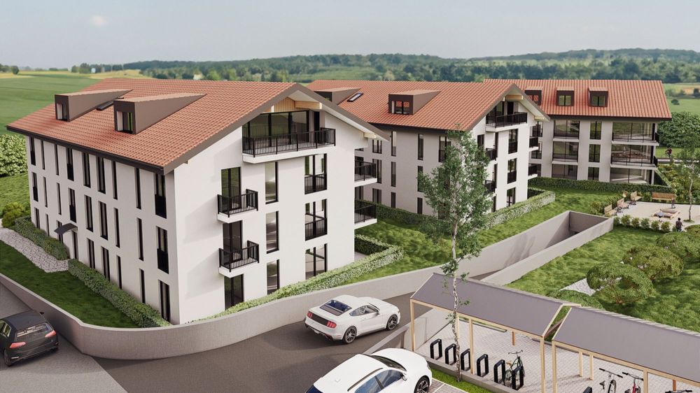 Neue 2.5-Zimmer-Wohnung mit großem Balkon in Billens - Bild 2