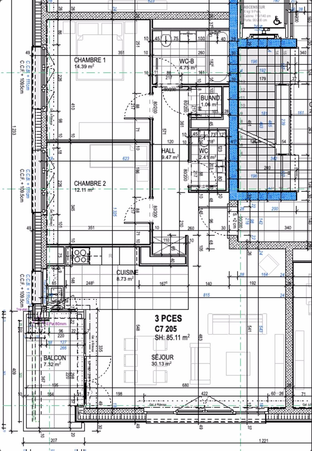 Neue 3-Zimmer-Wohnung Lausanne (nahe UNIL / EPFL) - Bild 7