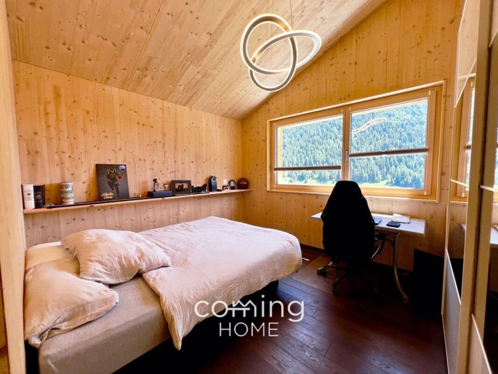 Nachhaltig wohnen in Ferden - Vollholzhaus zur Miete mit Alpenblick - Bild 3