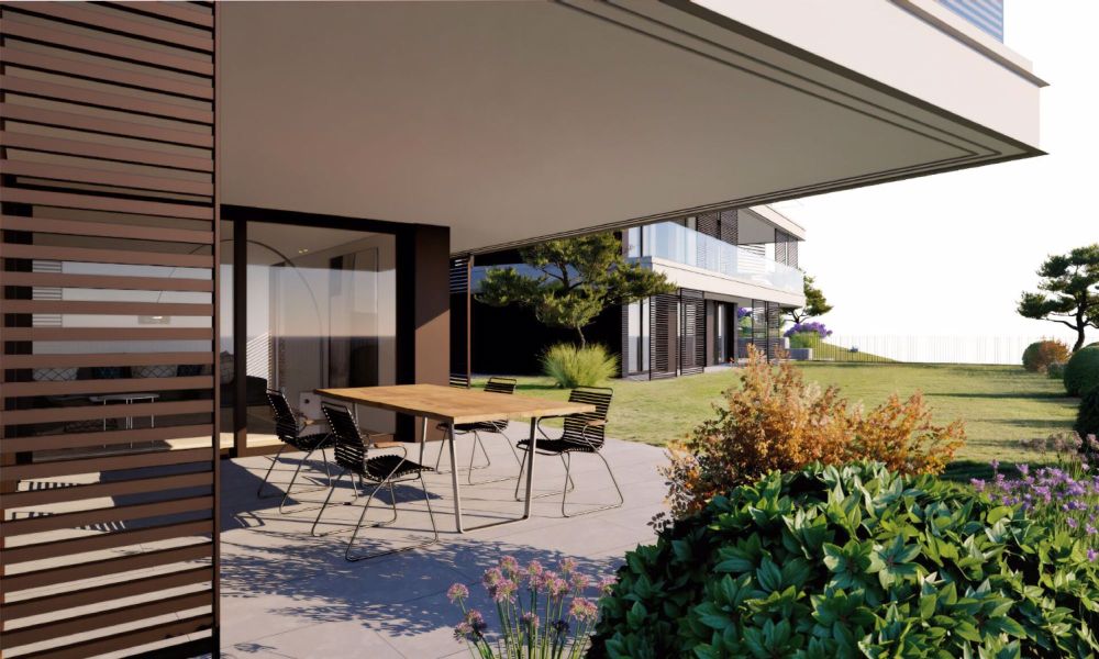 Exklusive 3.5-Zi-Gartenwohnung mit Weitblick - Bild 2