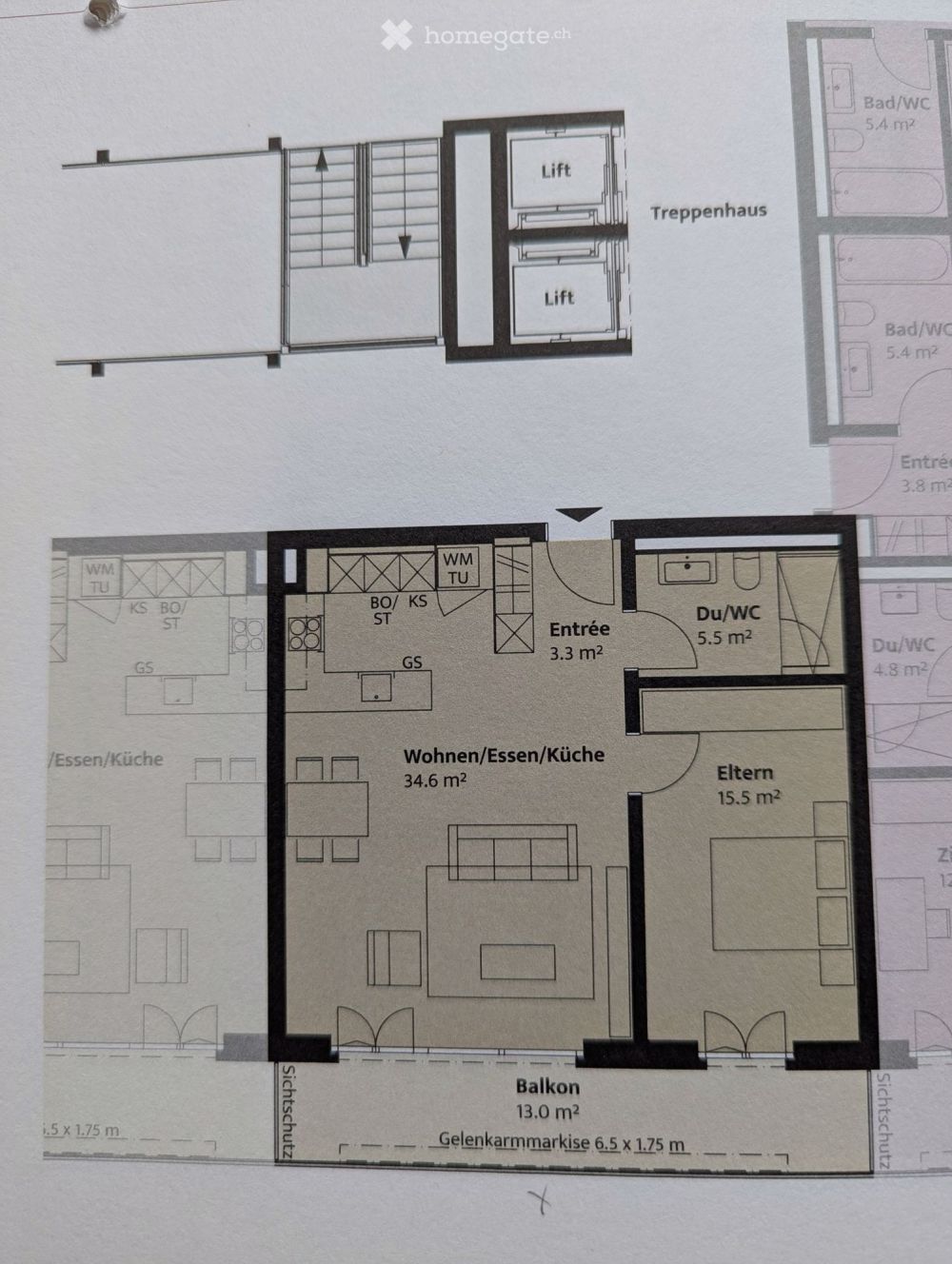 Erstvermietung 2.5-Zimmer-Neubauwohnung mit Balkon in Goldau - Bild 7