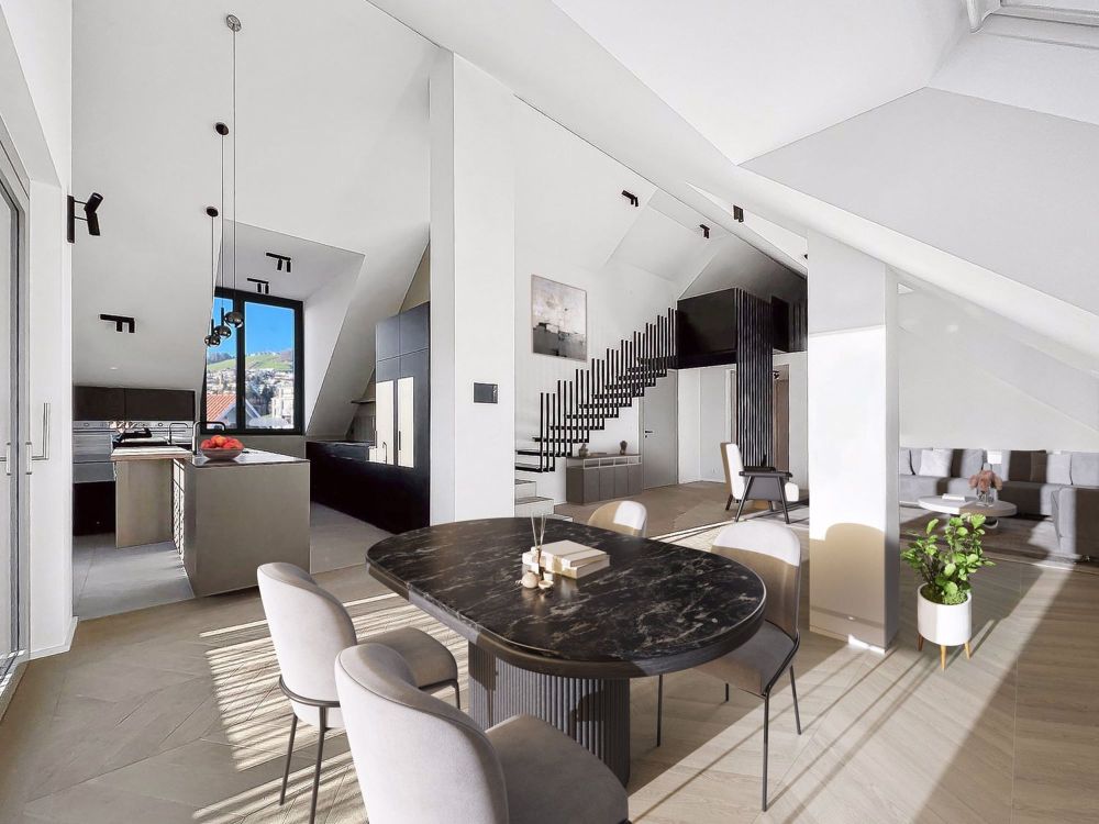 Luxuriöse 4-Zimmer-Dachwohnung in exklusivem Neubau - Bild 1