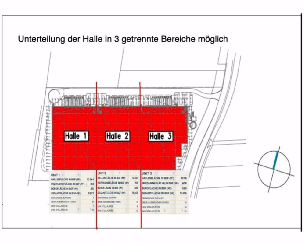 Deutschland - Neubau "Logistikpark "Nohra" in Thüringen bei Erfurth gelegen - Bild 5