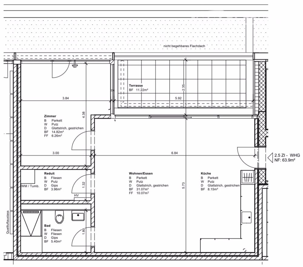 Moderne 2.5-Zimmer-Dachwohnung mit Bergblick in Frutigen - Bild 3