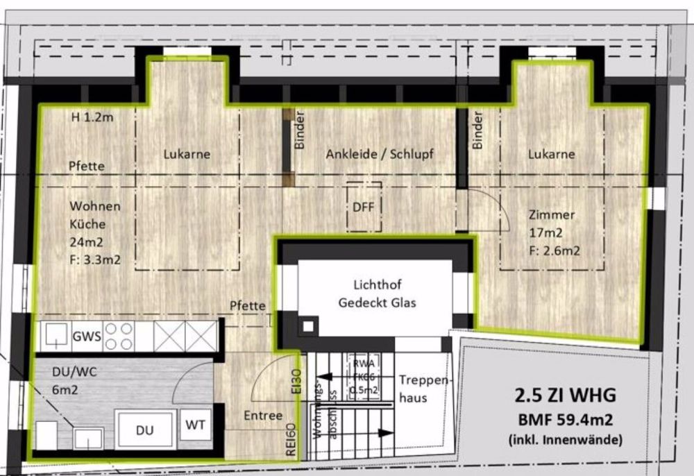Leben mitten im Zentrum von Neunkirch: 2.5-Zimmerwohnung - Bild 3