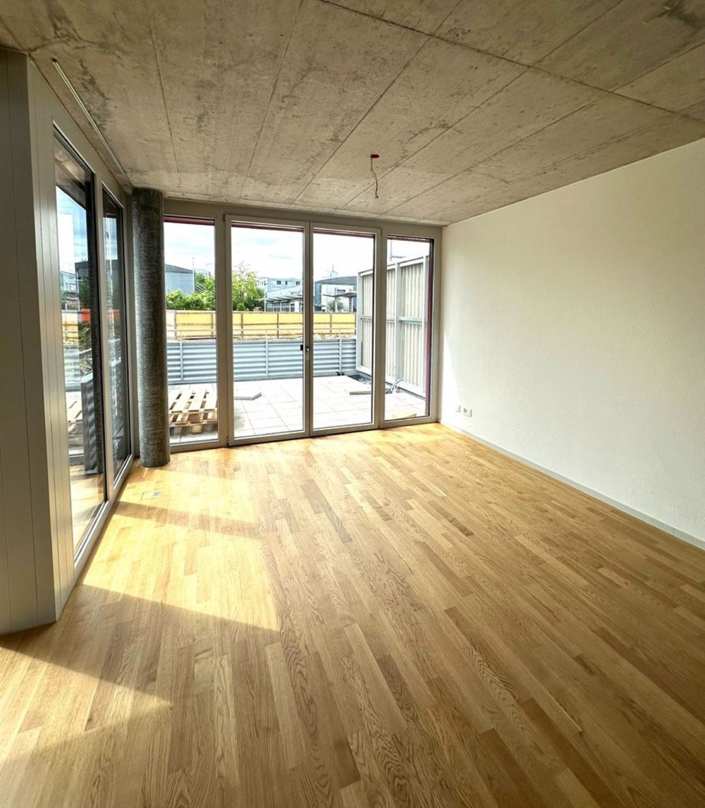 Erstbezug: Moderne 4.5-Zimmer-Wohnung in Terrassenhaus - Beispiel Wohnbereich