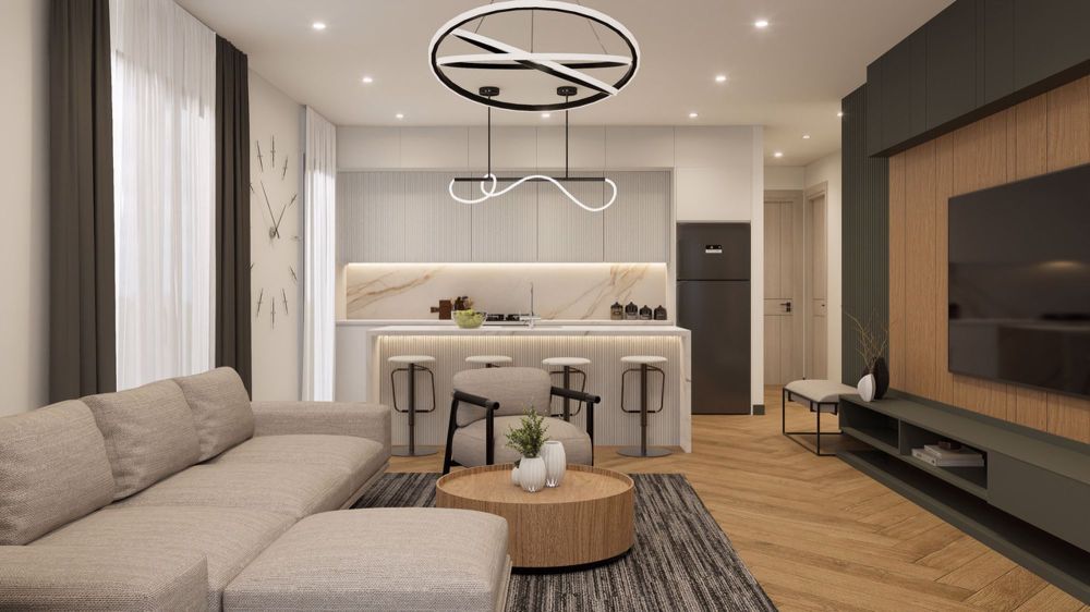 3.5 pièces neuf avec grand balcon à Billens - Bild 8