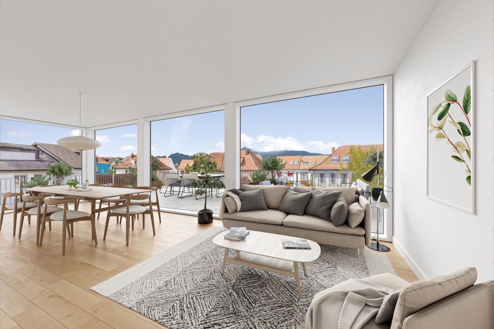 Moderne 3.5-Zimmer-Dachwohnungen in Olten - Neubau 2026 - Bild 1
