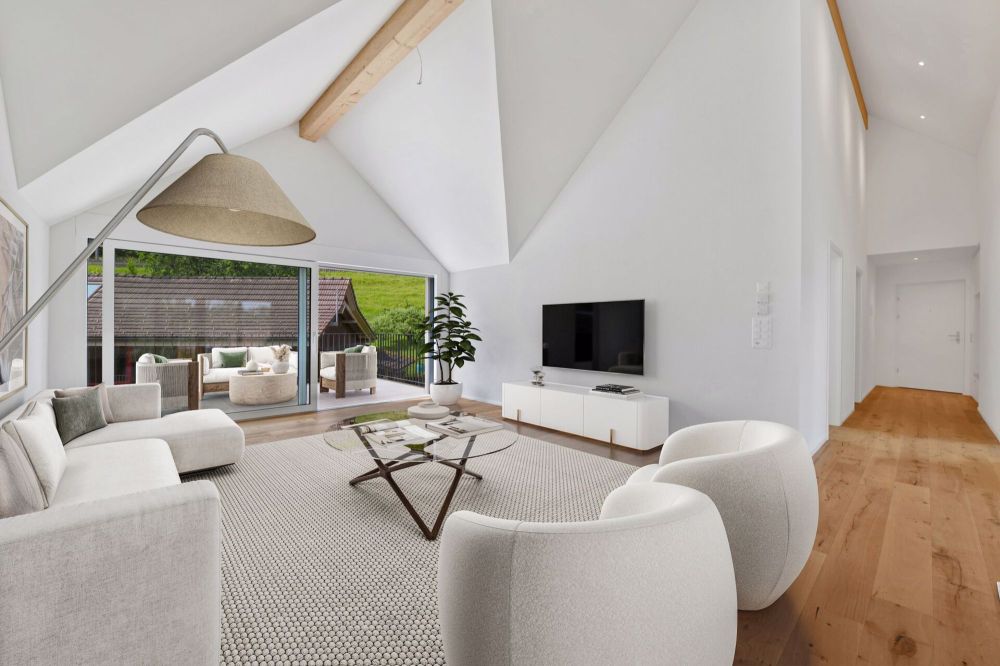 Mietkauf: Ihr neues Zuhause mit Weitblick: Lichtdurchflutete 3.5-Zimmer-Dachwohnung voller Charme in Bussnang – nahe Weinfelden - Bild 2