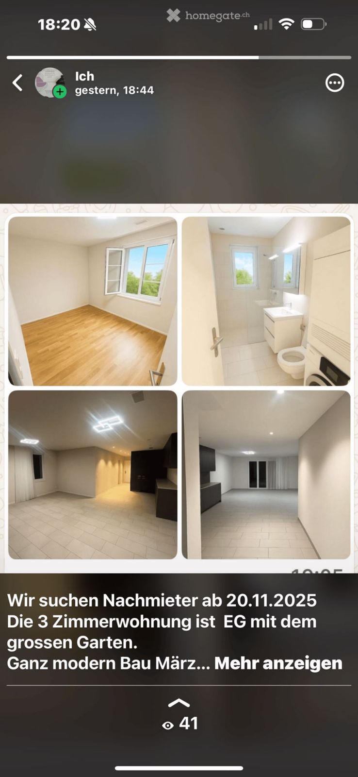 Moderne 3.5-Zimmer-Neubau-Wohnung in ruhiger Lage in Höri - Bild 4