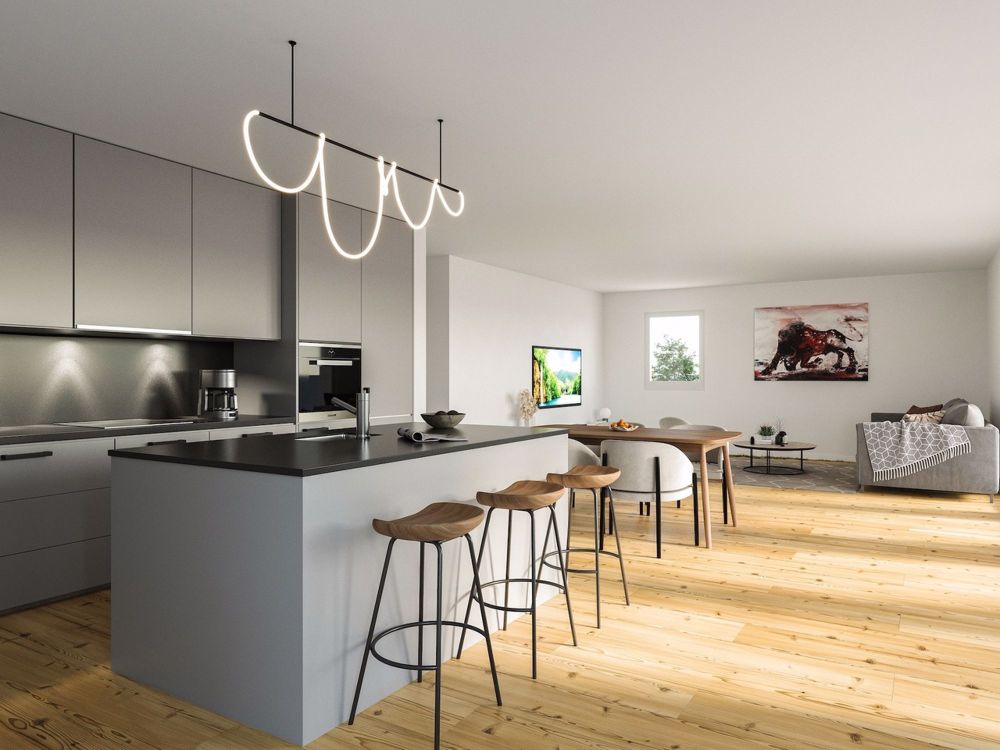 Luxueux appartement 4.5 pièces neuf de 124 m2 avec terrasse et jardin - Bild 2
