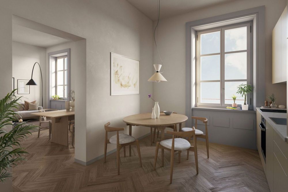 Zweieinhalb-Zimmer-Wohnung von 73,00 m2 im 1. Stock in zentraler und sonniger Lage (App. 2) - Visualizzazione_Interno_Posat Italiana_Chiasso.jpg