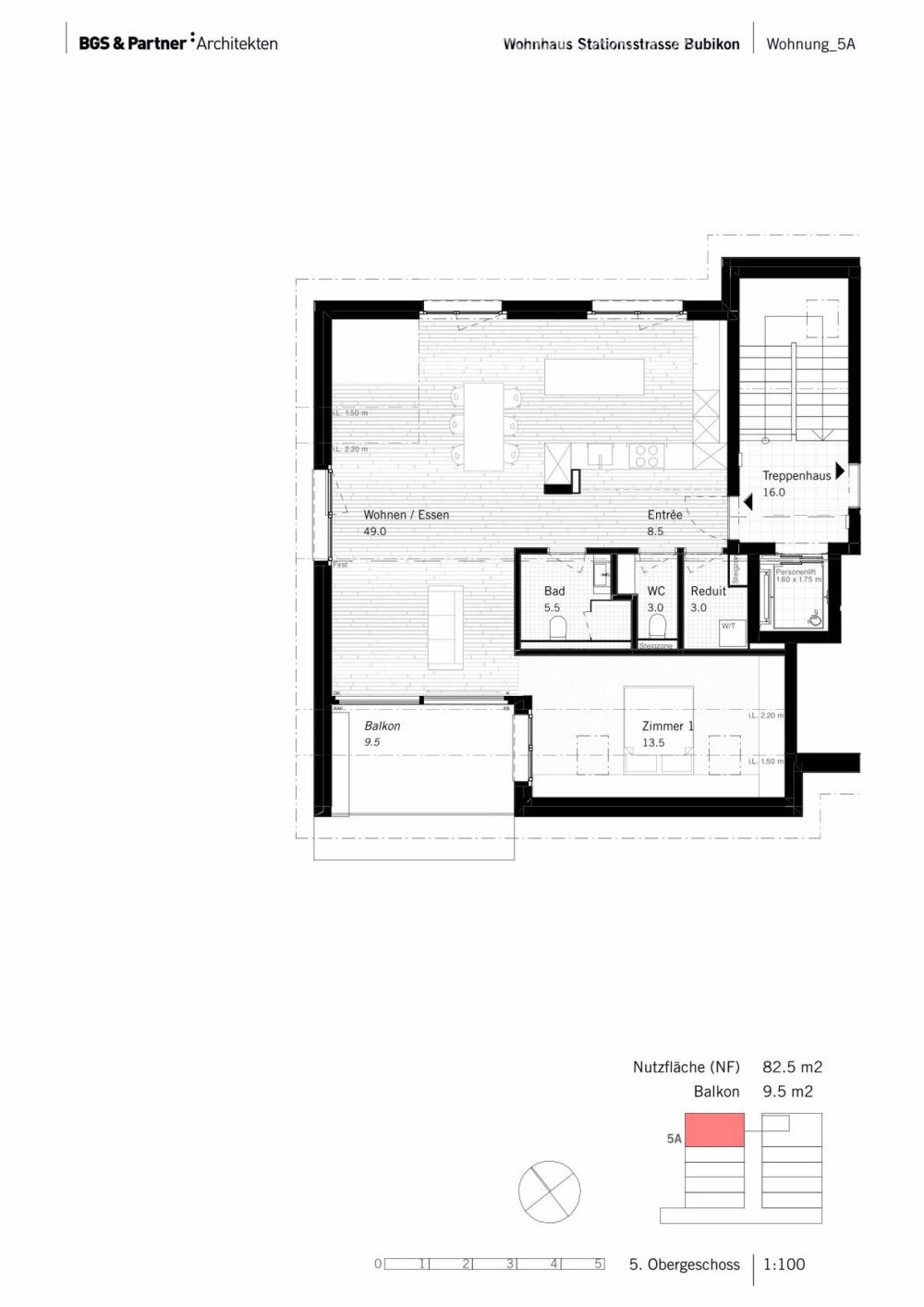 Moderne 3.5-Zimmer-Neubau-Wohnung mit Balkon in Bubikon - Bild 6